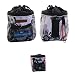 Produktbild Leckerlietasche Leckerliebeutel Gürteltasche Futterbeutel Futter Beutel Inkl. Gassibeutel - 20 verschiedene Designs 06300 (Blumen Weiß/Grau)