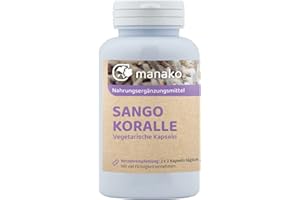 ‎MANAKO manako Sango Koralle vegetarische Kapseln, 120 Stück, á 102 g Dose