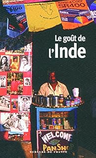 jaquette livre Le goût de l'Inde