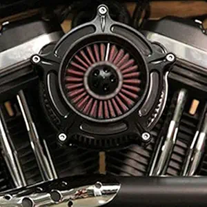 VMS INDIA Air Cleaner Filter Component Replace For Harley Softail 2016-2017 red