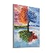 Produktbild Igemy DIY Modern Diamant Malerei5D KunstStickerei GemäldeStrass EingefügtKreuzstichWohnung DekorationQuadrat-BohrerVoller DiamantSzenisch ic WohnzimmerEsszimmer (A, Liebesbaum)