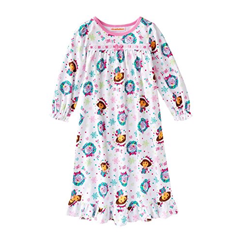 Dora the Explorer "Jingle Boots" Flannel Christmas Nightgown - 2T