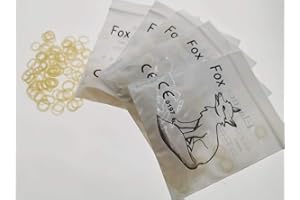 SMILEORTHO Ambra 2.5 OZ Elastici dentali Elastici Forza Leggera 1/4 Lacune Nei Denti Ortodontici (5 sacchetti - 500 pezzi)