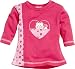 Schnizler Baby-Girls 2-Piece Long Sleeve Shirt and Bottoms Hearts Tracksuit, Pink, 3-6 Months (Manufacturer Size:68)