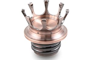 APEBAZY Tapón de tanque de combustible para motocicleta, CNC, tapas de aceite para Sportster XL1200 883 48 Softail Dyna FXD FLST Road King1996-2021, bronce