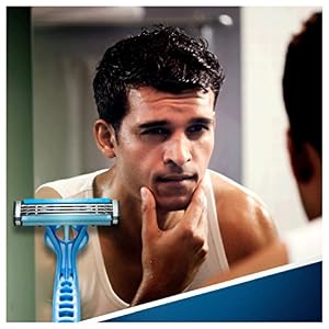 Gillette Blue3 Disposable Razor for Men with Pivoting Head, Pack of 8 Razors - Image 5