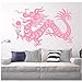 Produktbild Jasonding Wandaufkleber Vinyl Chinesischen Drachen Fantasie Maskottchen Symbol Diy Drachen Wohnkultur Wandbild Carving Selfadesivo Papier   87 * 57 Cm