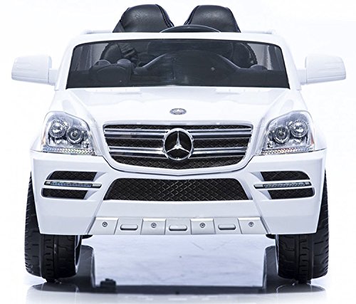 Mercedes-Benz SUV GL450 GL 450 Jeep 12V Kinderauto Kinderfahrzeug Kinder Elektroauto (Weiss)