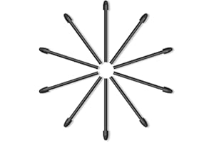 Punte per Penna HUION PN05A, Nere, Confezione da 10, Compatibili con la Penna Stilo HUION PW517 Adatto per Modello Kamvas 13, Kamvas 22, Kamvas 22 Plus, Kamvas Pro 24