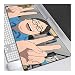 Produktbild IGZNB Shirobako Gongsen Kwai EIN Original Tochigi Shizuka Tochigi Shizuka Weißes Feld Mauspad Große Rutschfeste Tischunterlage Tastaturpad, R Mauspad