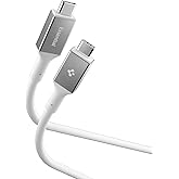 Spigen USB-C to USB-C 1.2 Metre Kablo 240W G&uuml;&ccedil;/PPS 2.0 Super Hızlı Şarj / 40Gbps (E-Marker &Ccedil;ip) Data / 8K G&ouml;r&uuml;nt&uuml; Aktarım / U