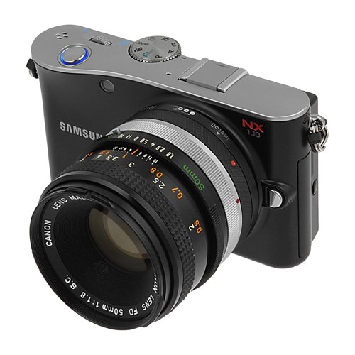 Fotodiox Pro Adaptateur de monture d objectif pour Objectif Canon FD  FL    Cam  ra Num  rique sans Miroir -Mirrorless Digital Camera  Samsung NX  pour Samsung NX1  NX3000  NX30  Galaxy NX  NX2000  NX 1100  NX300  NX300M  NX1000  NX210  NX20  NX2000  NX11  MX100  NX5  NX10