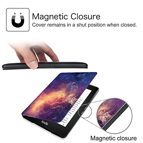 Kindle Voyage Hülle Case – Fintie Ultra Slim Lightweight Schutzhülle Tasche Cover mit Auto Schlaf / Wach Funktion Standfunktion nur geeignet für Kindle Voyage, Die Galaxie - 4