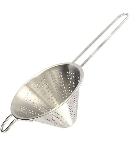 Passoire Cuisine Passoire Tamis - Fackelmann - 20 Cm - Acier Inoxydable - Pratique Pour Tamis Farine Sucre