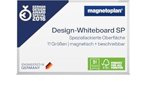 ‎MAGNETOPLAN magnetoplan Design-Whiteboard SP | Magnettafel BxH 900x600 mm | Stabile, speziallackierte Stahloberfläche | Perfekte Schreibfläche | Bürobedarf | Memoboard für Büro- und Konferenzräume | Homeoffice