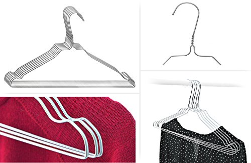 Kleiderbügel aus Metall Draht - 100 Stück - verzinkt - Blusen und Hemden neu