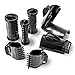 Carmen by Samantha C81041 Electric Heated Hair Rollers with Keratin Protech, 120 Degrees Celsius - Black
