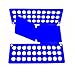 Produktbild Drove Creative Schnell Magic gestapelt einfach Kleidung T-Shirts Board Kleidet Ordner Organizer Flip Fold (Blue)