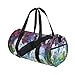 Produktbild TIZORAX Einhorn weiß Pferd Blooming Bäume Blumen Taube River Fitnessraum Duffle Bag Drum Tote Reisetasche Rooftop Rack Tasche