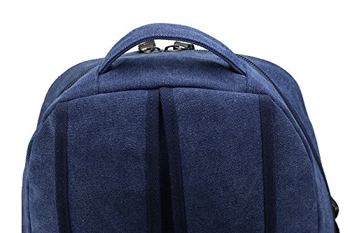 0159 # Qualitativ Leinwand Notebook Laptop Tasche Rucksack Herren & Frauen Casual Rucksack Bag 43,2 cm Anzug für 14/15,6/43,2 cm Laptop grün 17inch - 4