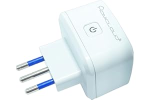 Homcloud Spina Intelligente Wi-Fi Italiana 10A, Presa Smart wifi, Timer e Controllo da APP, Compatibile con Amazon Alexa e Google Assistant