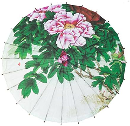Handmake Classic Peony Patten Paper Parasol Umbrella Photography Props
