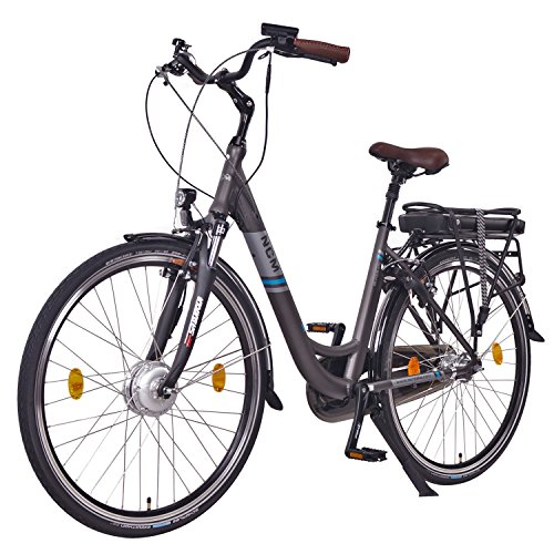 NCM Munich N7C,28″ Zoll Elektrofahrrad Herren/Damen Unisex Pedelec,E-Bike,City Elektrofahrrad mit Rücktrittbremse, 36V 250W 14Ah Lithium-Ionen-Akku mit 504Wh PANASONIC Zellen, anthrazit - 3