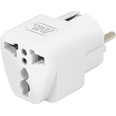 Sub Zero EX50 Premium Seyahat Adapt&ouml;r&uuml; | İngiltere, Amerika, Avustralya, AB (T&uuml;rkiye) | Gri, Kompakt Tasarım | Uluslararası P