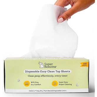 superbottoms Disposable Easy Clean Top Sheets l Diaper ...