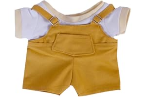 niannyyhouse Bambola di peluche, accessori per vestire vestiti e magliette, spalline, pantaloni, gonna, morbido, farcito in peluche, accessorio per vestire (A9, 20 cm)