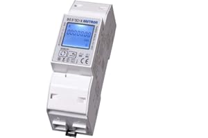 EASTRON SDM230 Modbus V2 RS485 monofase, misuratore di energia, su guida DIN da 100 Amp kWh, misuratore di impulsi, modbus RS485 RTU. display LCD retroilluminato digitale. certificato MID