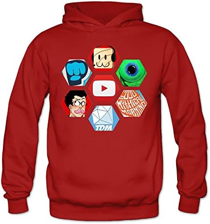 Caili Women's Piwdiepie Jacksepticeye And Markiplier Hoodies Sweatshirts