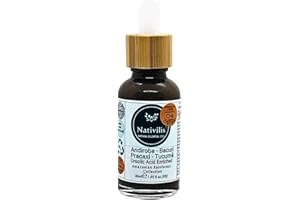 ‎NATIVILIS NATURAL ESSENTIAL OILS Nativilis URSOLIC ACID+ 04 Organic Oil from the Amazon Rainforest - ANDIROBA BACURI PRACAXI TUCUMA - Relief of Skin Injuries Processes Peels Laser Hair Removal - Soothing Effect - Copaiba