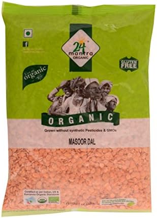 24 Mantra Organic Masoor Dal 1 Kg