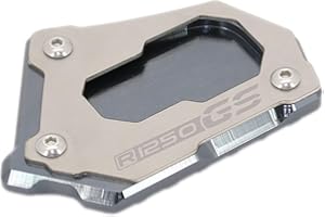 BROEL Prolunga cavalletto laterale moto Per BMW Per R1250GS Per R 1200 GS LC ADV R1250GS Per Adventure R 1250 GS Prolunga cavalletto moto Prolunga cavalletto laterale Cavalletto laterale (Colore : Titanio