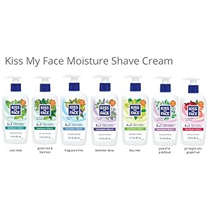 Kiss My Face Moisture Shave Shaving Cream, Green Tea & Bamboo Shaving Soap, 11 oz - Image 6