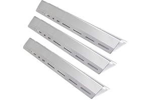 LOKHING Reemplazo Universal Carpa de Calor de Acero Inoxidable Ajustable de Alta Resistencia, Tienda de Calor, Cubierta del Quemador para la mayoría de Las Parrillas de Barbacoa de Gas, Paquete de 3