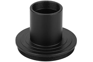MUGAST Universal Microscope Adapter, Biological Microscope T Ring M42*0.75mm Thread to 23.2mm Mount Metal Adapter for microscope