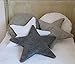 Cushion Star Dark Grey