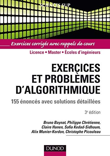 Télécharger Exercices et problèmes d'algorithmique - 3e édition - 155 énoncés avec solutions détaillées: 1 Francais PDF