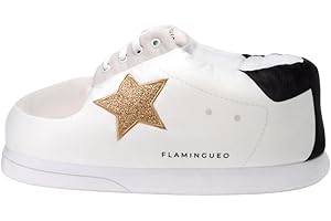 Flamingueo Zapatillas Casa Sneakers - Pantuflas Unisex, Zapatillas Casa Mujer, Women Slippers, Zapatillas de Estar por Casa, Zapatillas Casa Hombre Divertidas, Zapatillas Antideslizantes, Talla Única