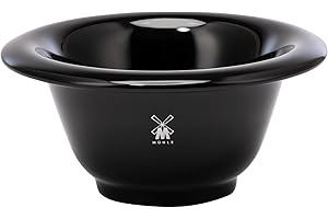 MÜHLE Mydelniczka - miska do golenia z porcelany w kolorze czarnym - miska do golenia