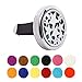 Produktbild CWeep Car Air Freshener Vent Clip Car Diffuser Vent Clip Perfume Clip Car Aromatherapy Essential Oil Diffuser Vent Clip, Stainless Steel Locket, Tree, Star, Lotus,Maple Leaf Freshener