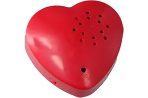 FANGEHONG Stofftier Sound Recorder, Herzförmiger Diktiergerät, Talking Products, Diktiergerät für Stofftiere 30 Sekunden Aufnahme, Aufnehmbares Soundmodul, Plüschtier Sprachbox für Stoffbären Babypuppen