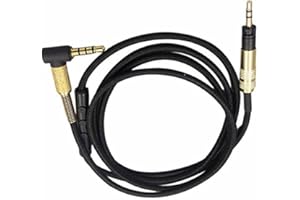 Hensych Upgrade-Kabel für AKG K450 K451 K452 K480 Q460 Kopfhörer mit Mikrofon-Fernbedienung