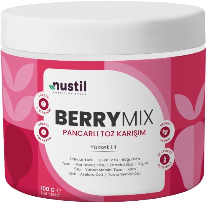 Nustil Nutrition Style BERRY MİX ORMAN MEYVELİ TOZ KARIŞIM 100G