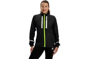 Time To Run Veste de Course A Pied Sans Manche pour Femme avec Poches - Légère Coupe-vent Respirant de Running veste Femme