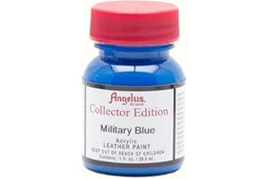 Angelus Collector Edition - Color de piel para zapatillas, zapatos, carteras, sillones, 29,5 ml, color azul militar