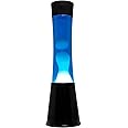 Fisura - Lava lamp with relaxing effect. Includes replacement lamp. 11 cm x 11 cm x 39.5 cm. (Black)