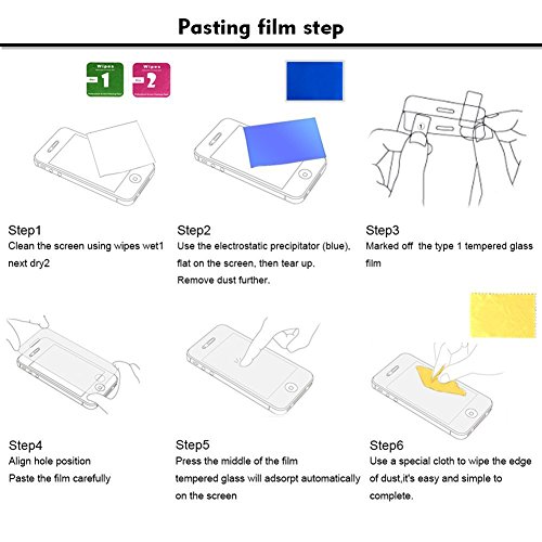 bdeals 1 Pack Glas Schutzfolie Displayschutzfolie Anti-Kratz Panzerglasfolie für Nubia Z11 Mini - 5